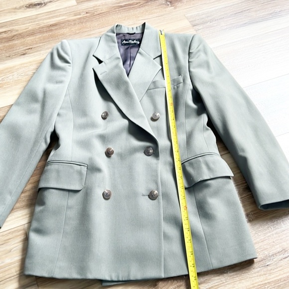 Vintage Wool Ann Freedberg Double Breast Blazer - Picture 11 of 15